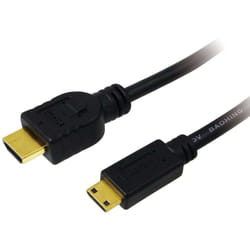 LogiLink CH0022 câble HDMI 1,5 m HDMI Type A (Standard) HDMI Type C (Mini) Noir
