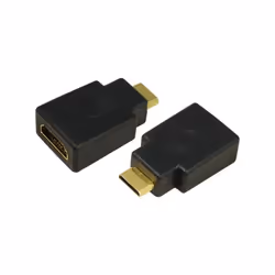 LogiLink AH0009, HDMI C, HDMI A, Noir