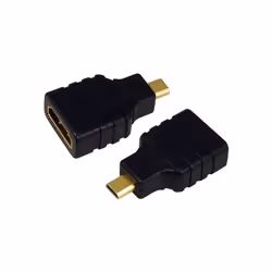 LogiLink AH0010, HDMI D, HDMI A, Noir