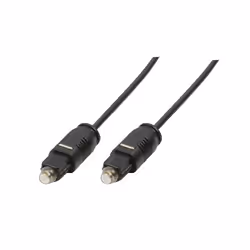 LogiLink Toslink - Toslink, 1.5m, TOSLINK, Mâle, TOSLINK, Mâle, 1,5 m, Noir