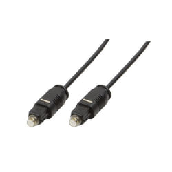 LogiLink Toslink - Toslink, 1.5m câble audio 1,5 m Noir