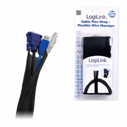 LogiLink KAB0006 manchon de câble Noir - Vue supplémentaire 4