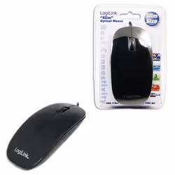 LogiLink ID0063 souris Ambidextre USB Type-A Optique 1000 DPI