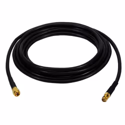 LogiLink 5m RP-SMA M/F, 5 m, RP-SMA, Mâle/Femelle, Noir