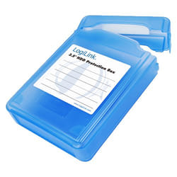 LogiLink UA0133 Housse de disques de stockage Bleu