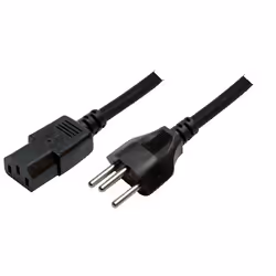 LogiLink Swiss-IEC - C13, 1.8m, 1,8 m, Coupleur C13