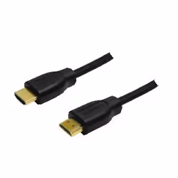 LogiLink 1m HDMI to HDMI - M/M, 1 m, HDMI Type A (Standard), HDMI Type A (Standard), Noir