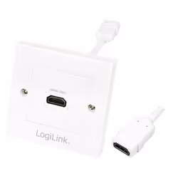 LogiLink AH0014, HDMI Type A (Standard), HDMI Type A (Standard), Blanc