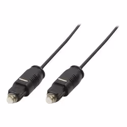 LogiLink Toslink - Toslink, 5m, Toslink, Mâle, Toslink, Mâle, 5 m, Noir