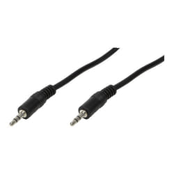 LogiLink 3.5mm - 3.5mm, 0.2m câble audio 0,2 m 3,5mm Noir