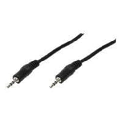 LogiLink 3.5mm - 3.5mm, 3m câble audio 3,5mm Noir