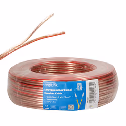 LogiLink CA1076 câble audio 25 m Transparent - Vue supplémentaire 3