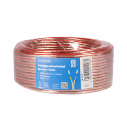 LogiLink CA1079 câble audio 10 m Transparent
