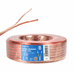 LogiLink CA1080 câble audio 25 m Transparent - Vue supplémentaire 4