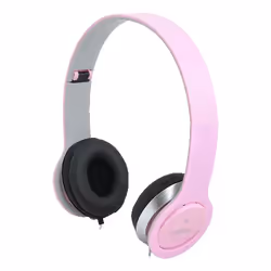 LogiLink HS0032, Avec fil, Appels/Musique, 20 - 20000 Hz, Casque, Rose
