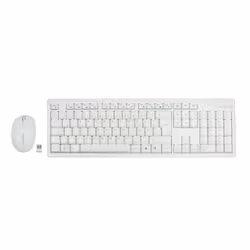 LogiLink ID0104W clavier Souris incluse USB Allemand Blanc