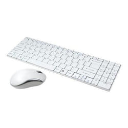 Clavier et souris Bluetooth - LOGILINK - ID0109 - Résolution 1200 DPI - Détection optique - Couleur blanche