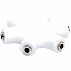 Multiprise jack 3.5mm x6 0.2m Blanc Type d'adaptateur : multiprise Construction de câble/passe : Jack 3,5mm socket x6 Couleur ...