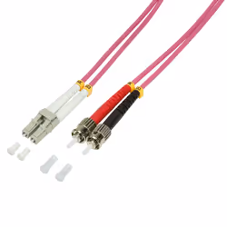 LogiLink LC/ST, 5 m, 5 m, OM4, LC, ST