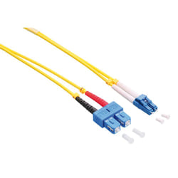 LogiLink 5m, LC/SC câble InfiniBand et à fibres optiques Jaune