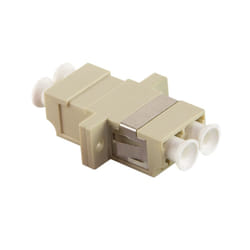 LogiLink LC/LC adaptateur de fibres optiques LC/LC 1 pièce(s) Beige