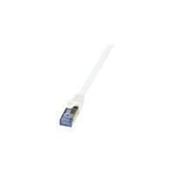 LogiLink 5m Cat.6A 10G S/FTP câble de réseau Blanc Cat6a S/FTP (S-STP)