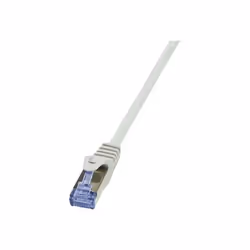 Câble réseau RJ45 CAT 6A S/FTP LogiLink - 2 conn - Gris - Sans halogène