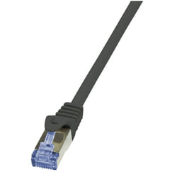 LogiLink Cat6a S/FTP, 7.5m câble de réseau Noir 7,5 m S/FTP (S-STP)
