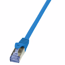 LogiLink 7.5m Cat.6A S/FTP, 7,5 m, Cat6a, S/FTP (S-STP), RJ-45, RJ-45, Bleu