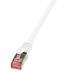 LogiLink 10m Cat.6 S/FTP câble de réseau Blanc Cat6 S/FTP (S-STP)