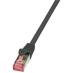 LogiLink Cat.6 S/FTP, 7.5m câble de réseau Noir 7,5 m Cat6 S/FTP (S-STP)