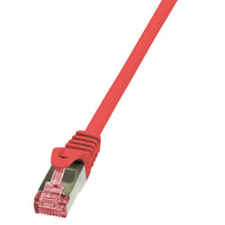 LogiLink 1m Cat.6 S/FTP câble de réseau Rouge Cat6 S/FTP (S-STP)