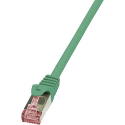 Câble réseau RJ45 cat 6 s / ftp Logilink 2 connecteurs RJ45 - 1 m - Vert - CQ2035S V961241