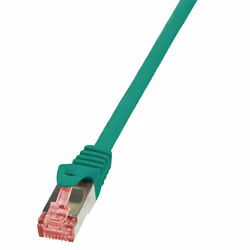 LogiLink 2m Cat.6 S/FTP, 2 m, Cat6, S/FTP (S-STP), RJ-45, RJ-45, Vert