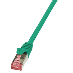 LogiLink 7.5m Cat.6 S/FTP câble de réseau Vert 7,5 m Cat6 S/FTP (S-STP)