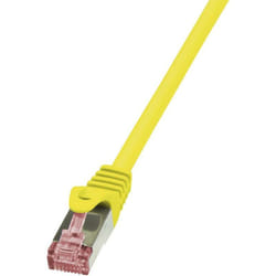 Câble réseau RJ45 CAT 6 S / FTP LogiLink - 2 connecteurs RJ45 - 5 m - Jaune - CQ2077S V961301