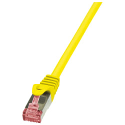 LogiLink 10m Cat.6 S/FTP câble de réseau Jaune Cat6 S/FTP (S-STP)