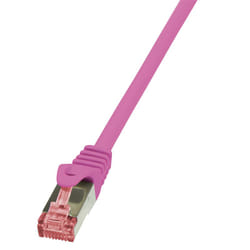 LogiLink 1.5m Cat.6 S/FTP câble de réseau Rose 1,5 m Cat6 S/FTP (S-STP)