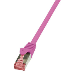LogiLink Cat6 S/FTP, 10m câble de réseau Rose S/FTP (S-STP)