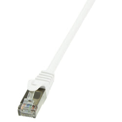 LogiLink 1m Cat.6 F/UTP câble de réseau Blanc Cat6 F/UTP (FTP)