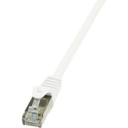 Câble réseau Logilink cat 6 f/utp 10 m blanc - CP2091S - [1x RJ45 mâle - 1x RJ45 mâle] V965531