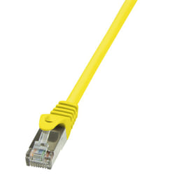LogiLink 2m Cat.6 F/UTP câble de réseau Jaune Cat6 F/UTP (FTP)