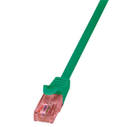 LogiLink 1m Cat.6 U/UTP câble de réseau Vert Cat6 U/UTP (UTP)