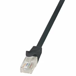 LogiLink 1m Cat.6 U/UTP, 1 m, Cat6, U/UTP (UTP), RJ-45, RJ-45, Noir