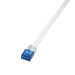 LogiLink 0.5m Cat6 U/UTP RJ45 câble de réseau Blanc 0,5 m U/UTP (UTP)