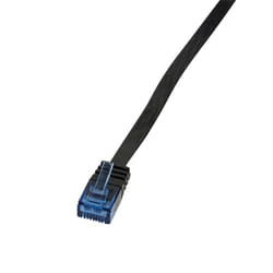 LogiLink 1m Cat6 U/UTP RJ45 câble de réseau Noir U/UTP (UTP)