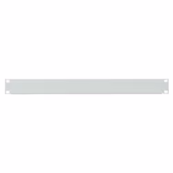 LogiLink PN101G, Panneau vierge ventilé, Gris, Acier, 1U, 48,3 cm (19"), 482 mm