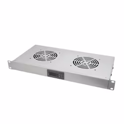 LogiLink FAU02FG, Panneau ventilation, Gris, Acier, 1U, 48,3 cm (19"), 482,6 mm