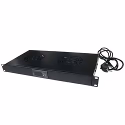 Techly I-CASE FAN-TC2, Panneau ventilation, 1U, 1,8 m, CE, RAEE, 220-240 V, 0,25 A
