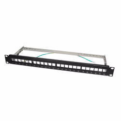 LogiLink NK4042, Noir, Métal, Montage de rack, 1U, RoHS, CE, 482 mm
